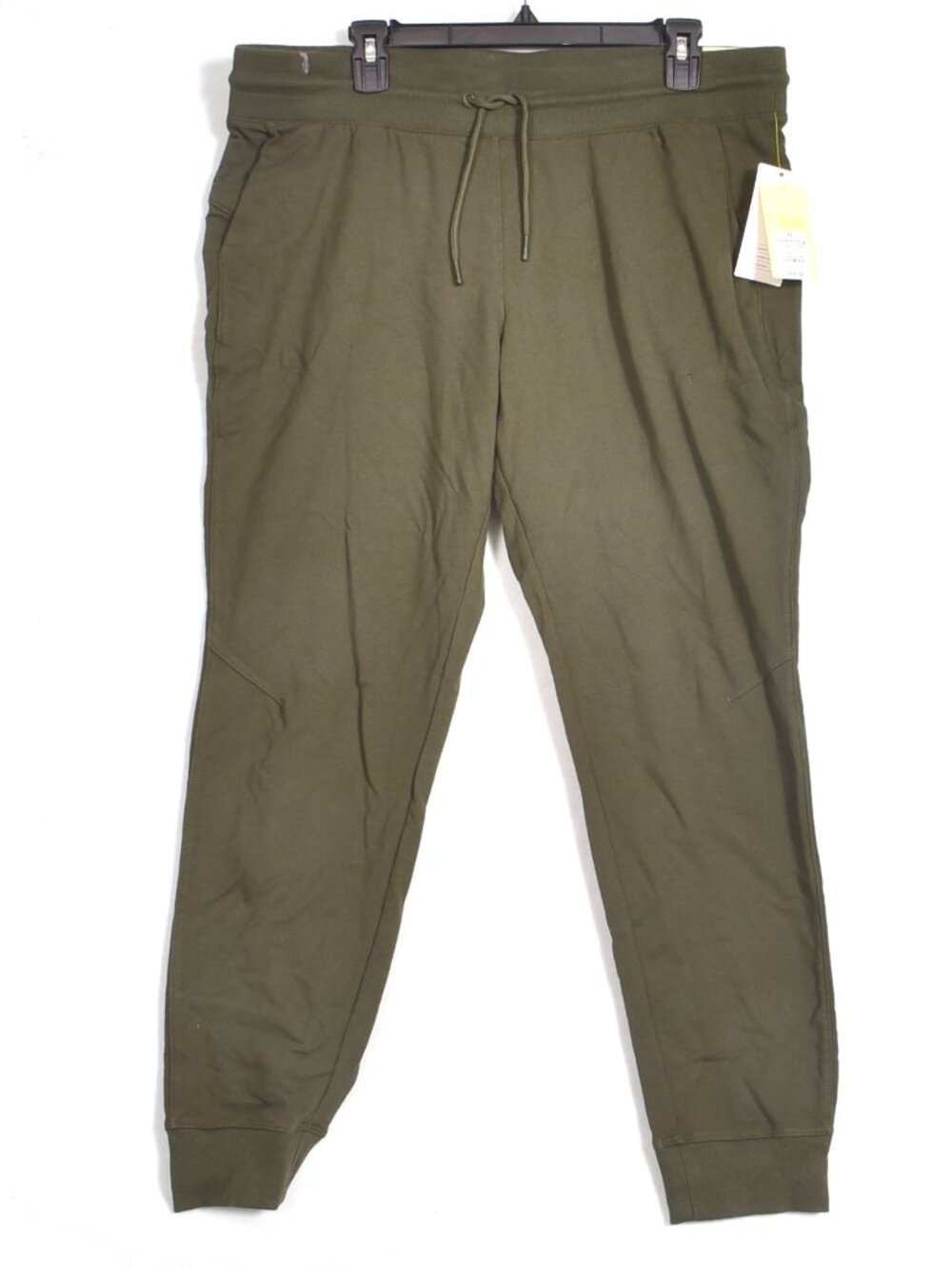 All In Motion Women's Army Olive Green Jogger Pants Draw String Size XL New